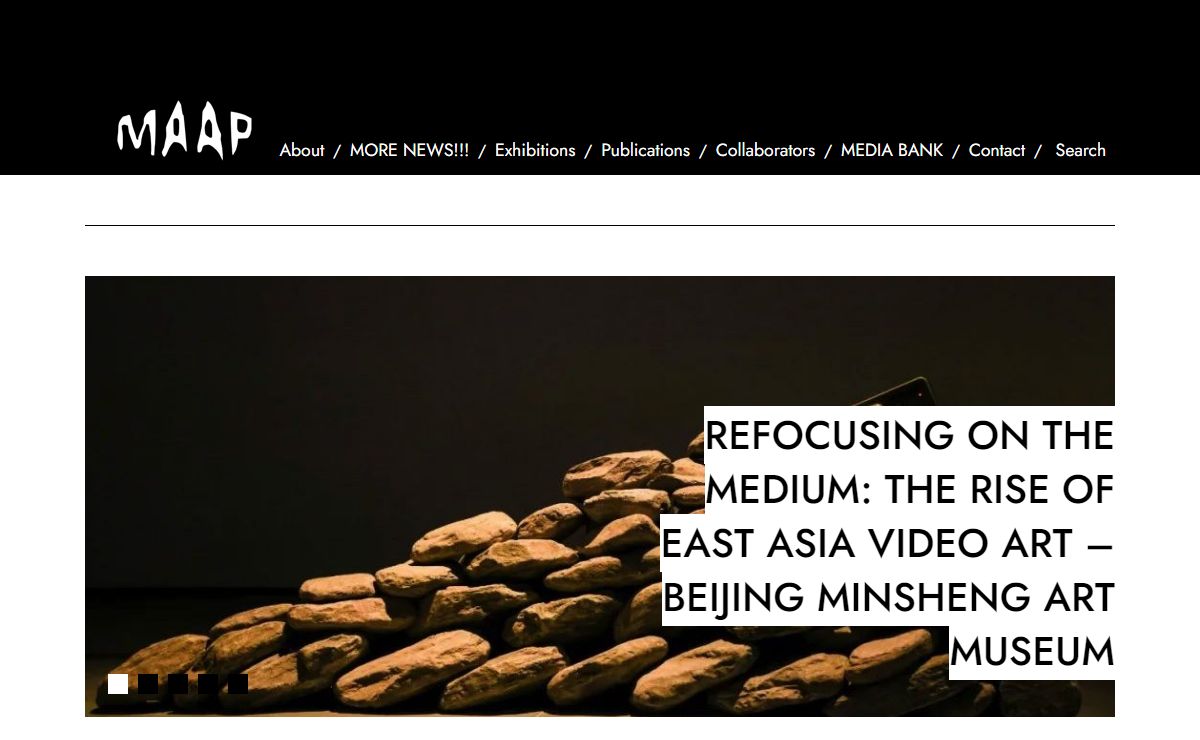 MAAP - Media Art Asia Pacific Non-profit arts organisation specialising in media art from the Asia Pacific region