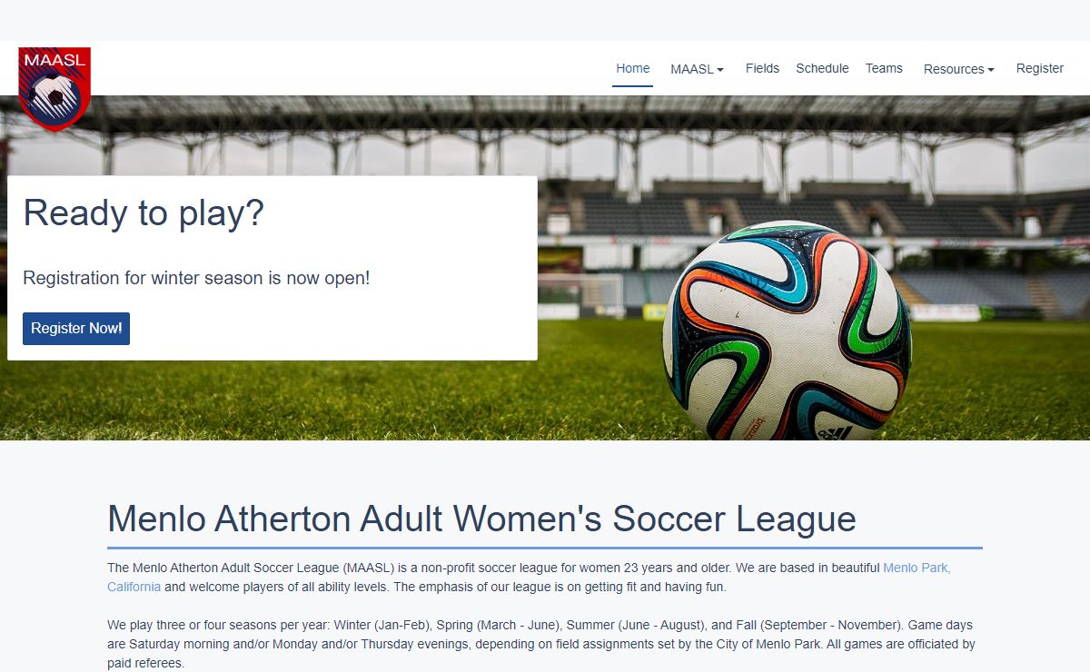 Menlo Atherton Adult Soccer League