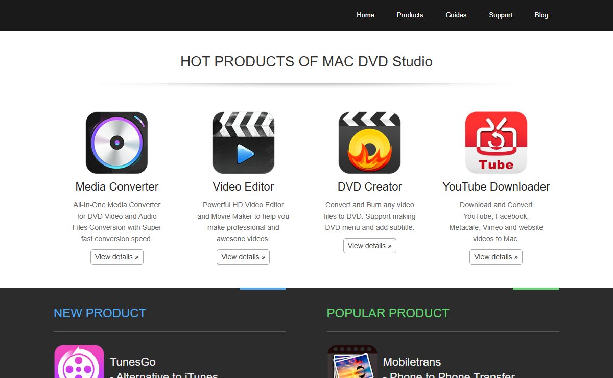 MAC DVD Studio official website - Multimedia Mobile and Utilities Software.