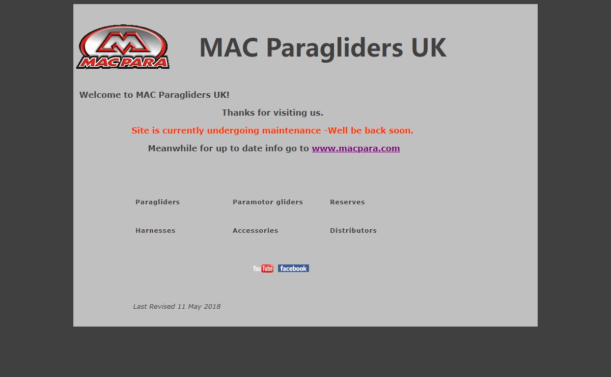 MAC Paragliders UK.