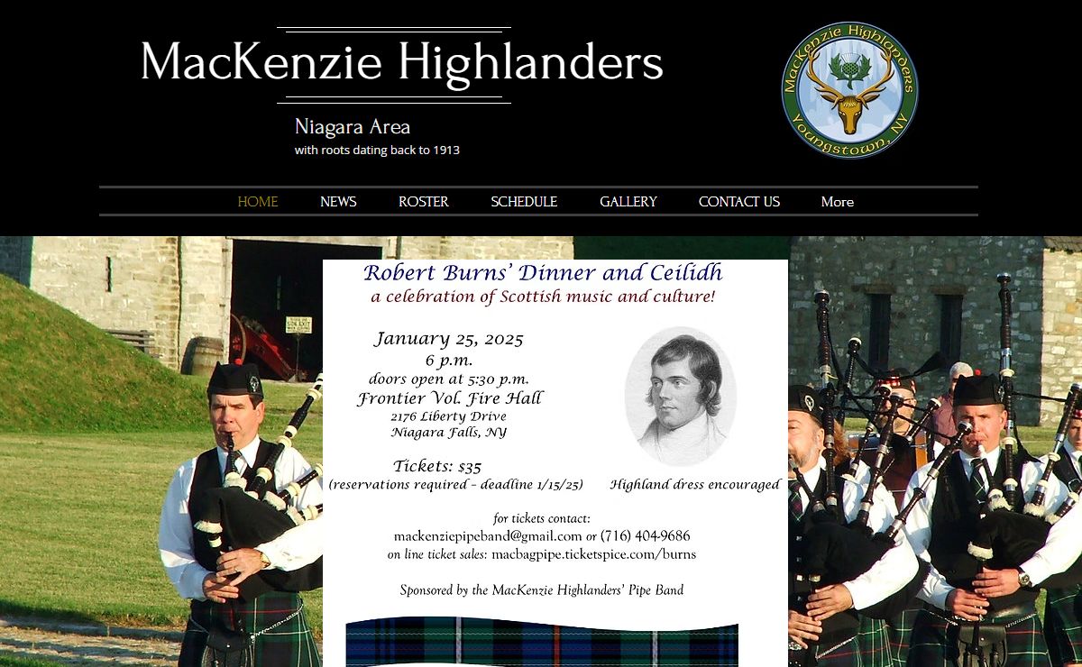 MacKenzie Highlanders Pipes and Drums | Niagara Falls, NY