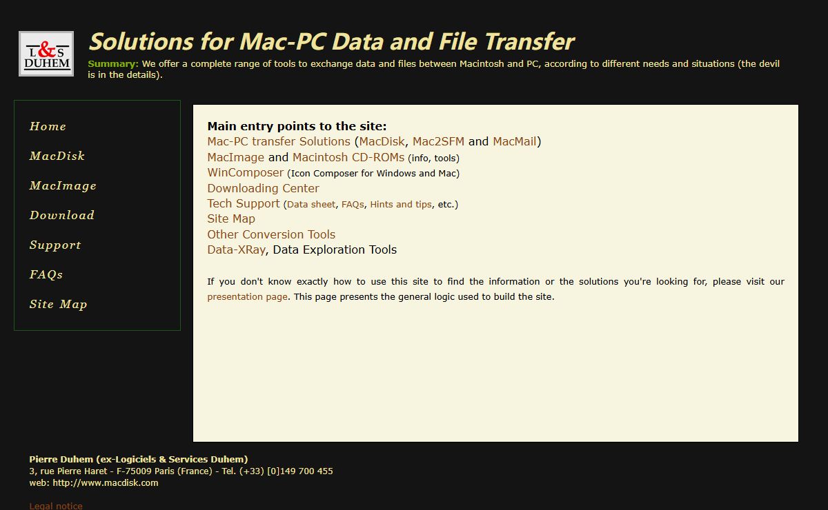 Solutions for Mac-PC Data and File Transfer