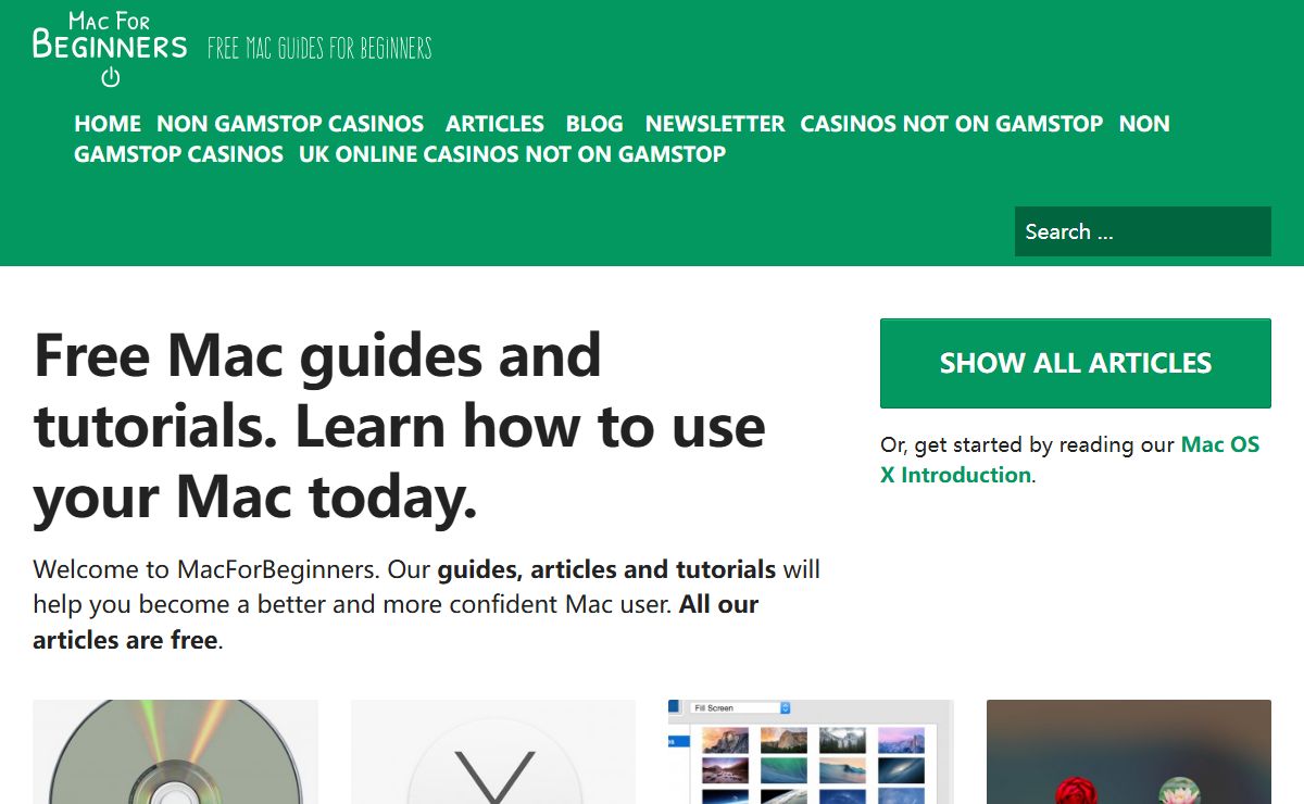Free Mac Guides, Articles and Tutorials – MacForBeginners