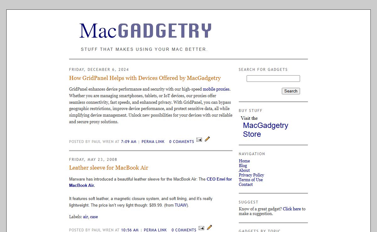 MacGadgetry