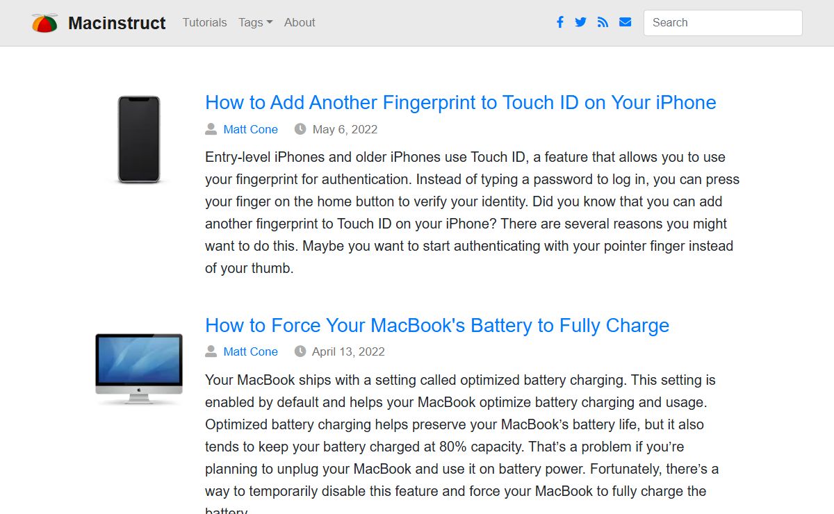 Macinstruct - Apple Tutorials, Tips, and Tricks