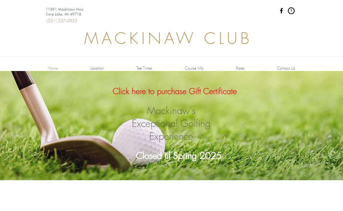 The Mackinaw Club Golf Course