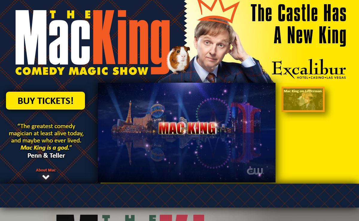 Mac King Las Vegas Comedy Magic Show
