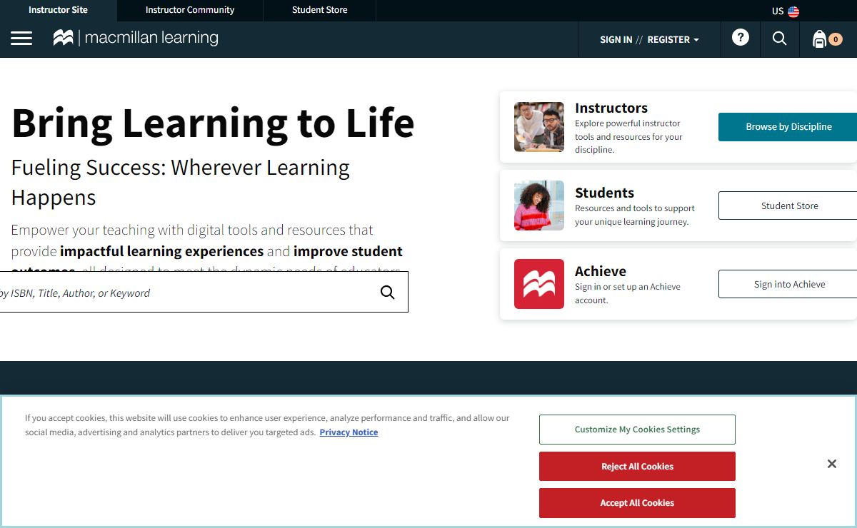 Macmillan Learning US | Textbooks & Resources for Higher Education