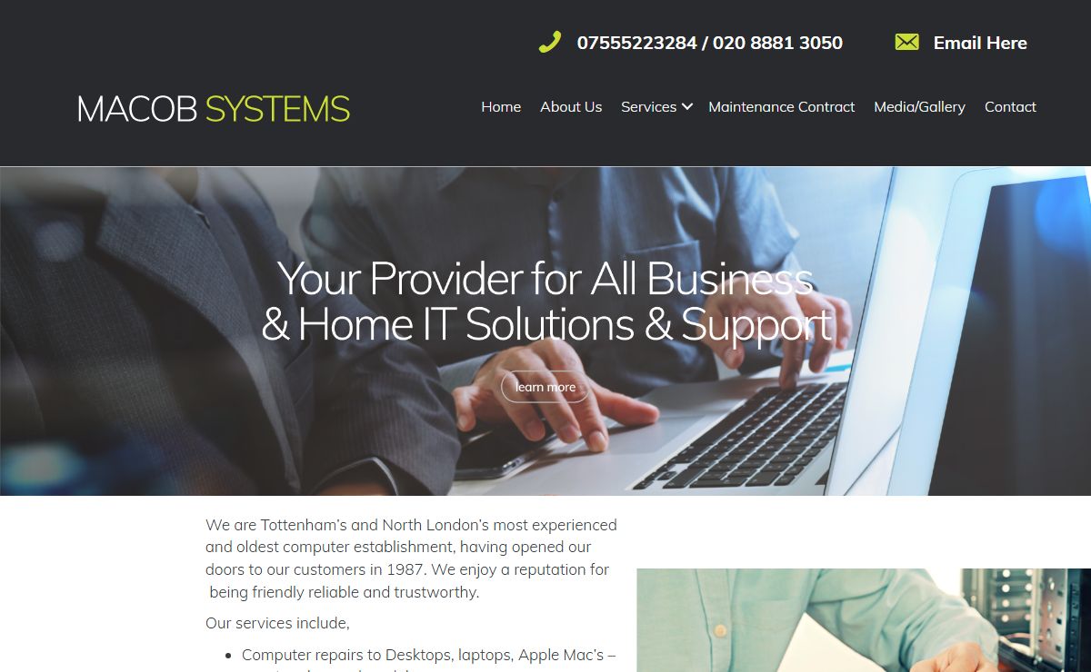 Macob Systems – The Computer Centre in Tottenham