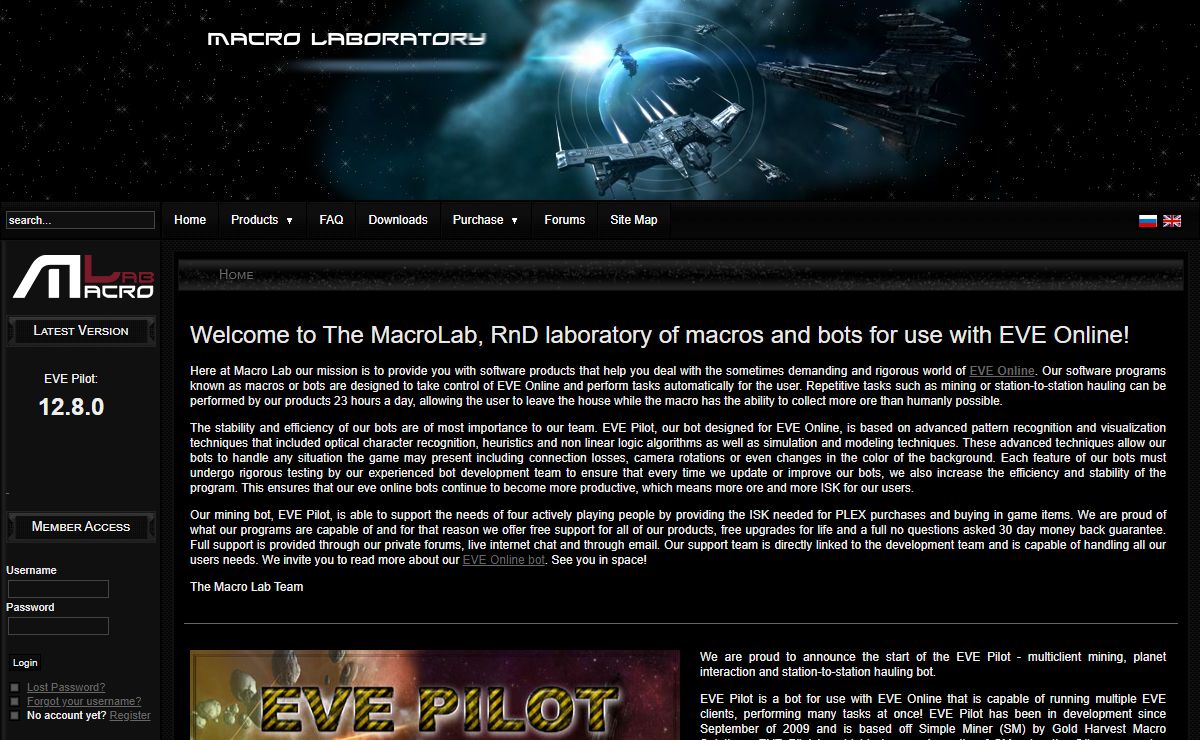 Macro Laboratory: EVE Online Mining, Trade, Hunt Bot