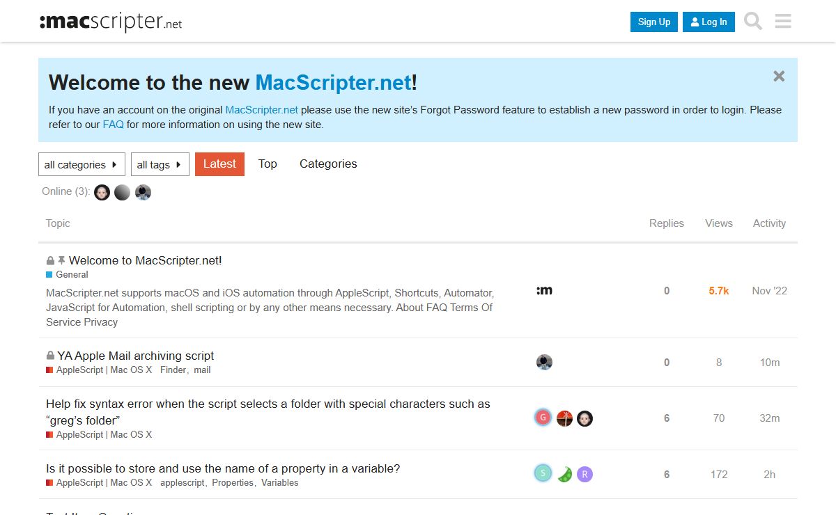 MacScripter - macOS and iOS automation