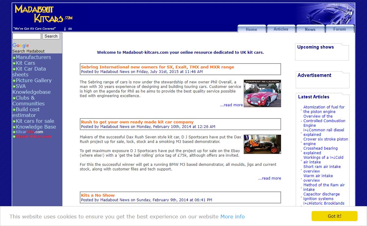 Madabout-kitcars, kit cars kit car info cobra kit cars replica cars