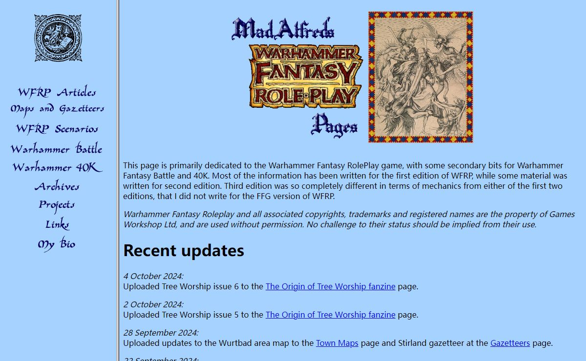 MadAlfred's WFRP Page