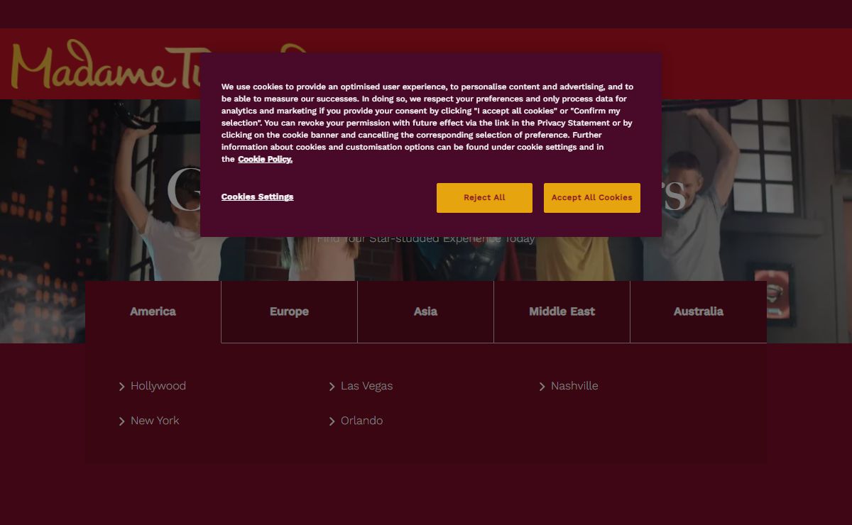 Madame Tussauds™ Attractions – Official Madame Tussauds Homepage