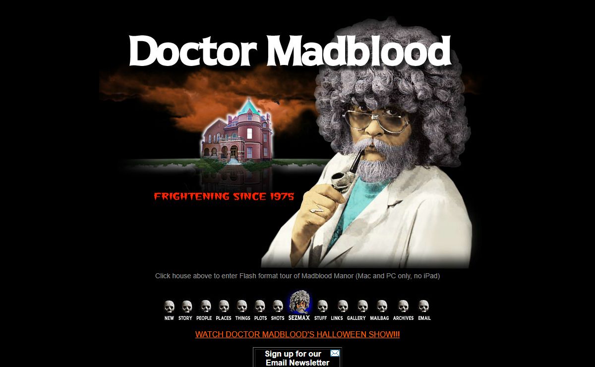Doctor Madblood's Web Site