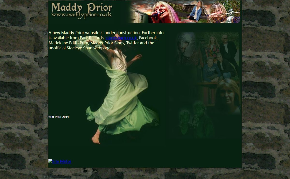 Maddy Prior Official Site 2014