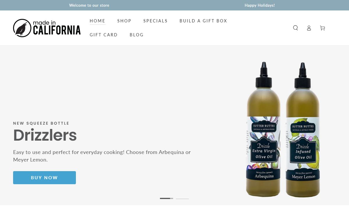 Made in California Gourmet Food and Gifts
