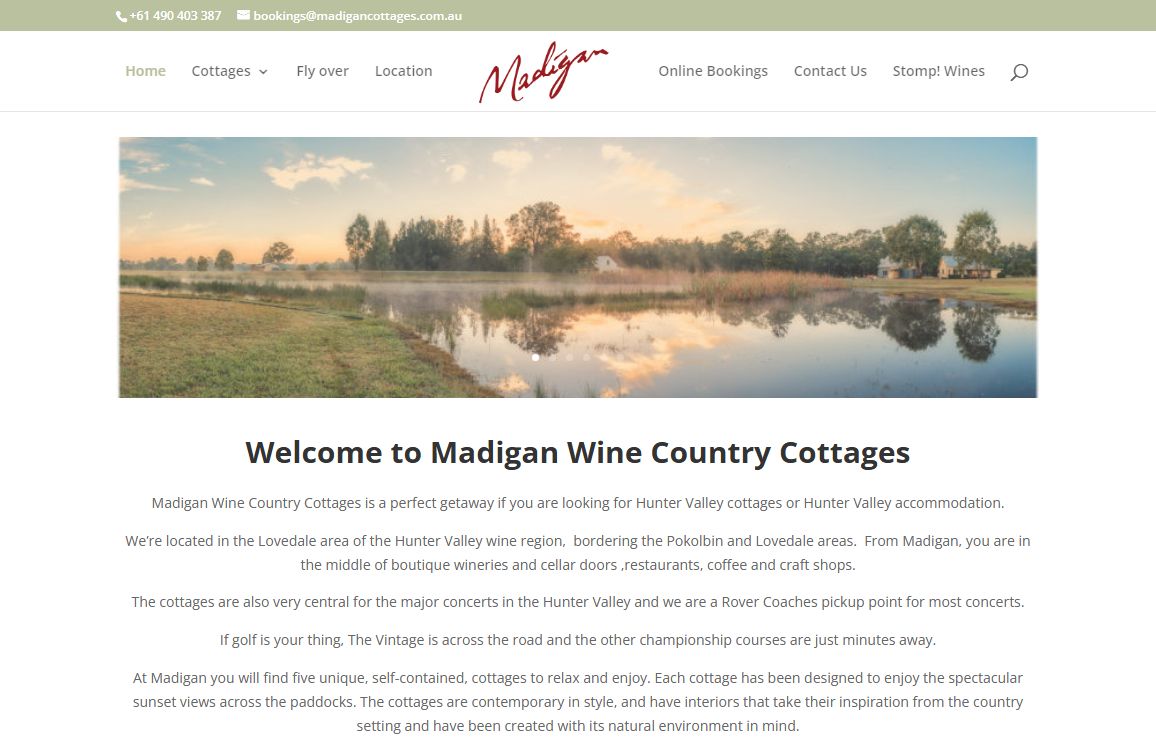 Madigan Wine Country Cottages | Hunter Valley Cottages