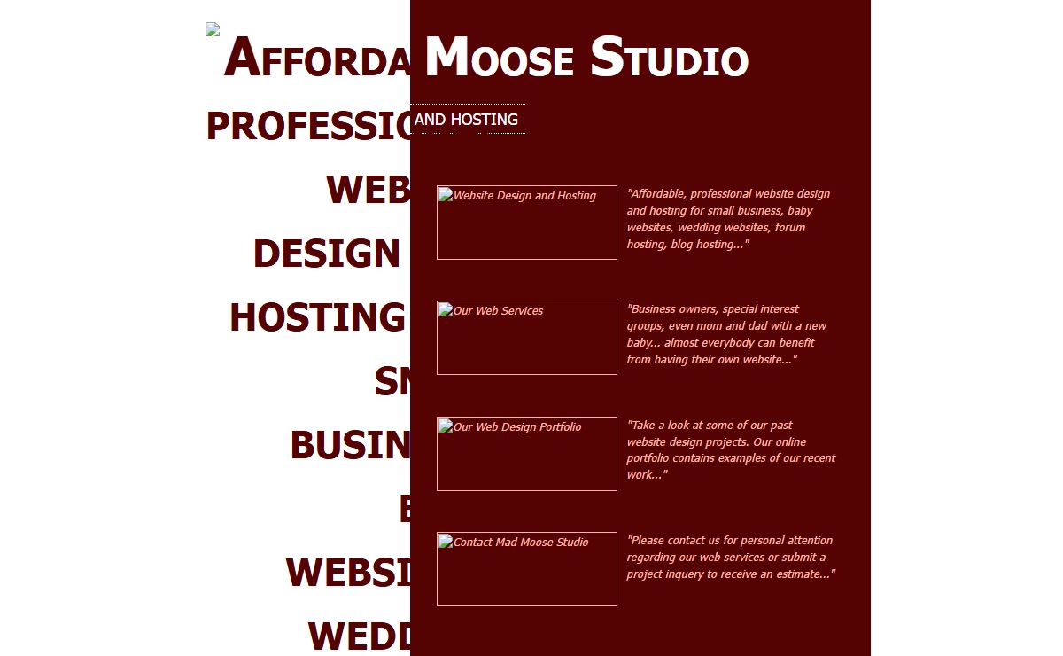 Affordable Web Design - Professional Web Hosting for small business