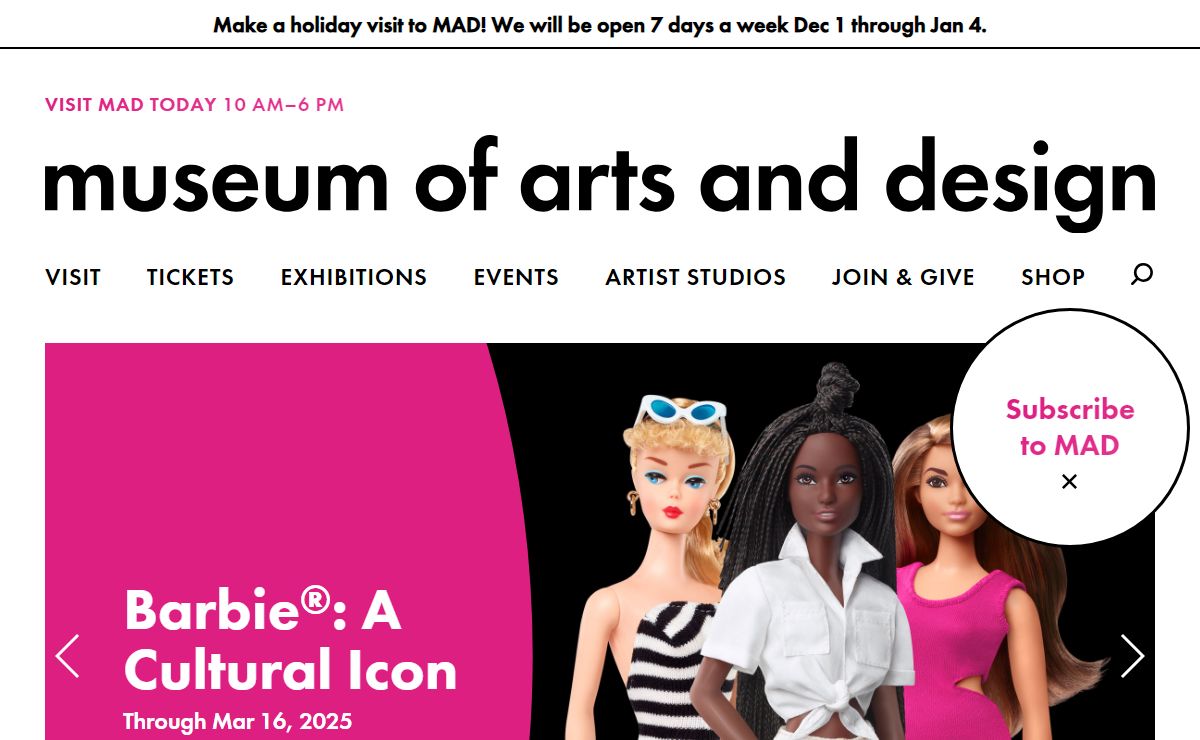 Museum of Arts and Design | The Museum of Arts and Design explores making across all fields of contemporary creative practice.