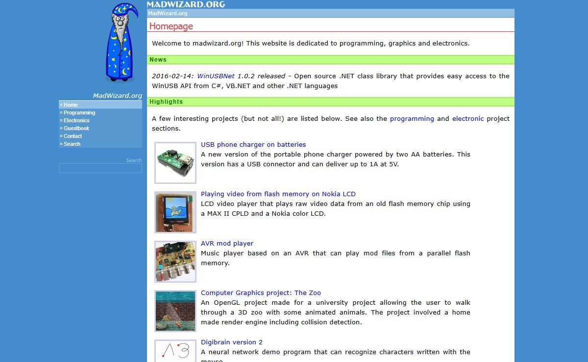 Homepage - MadWizard.org