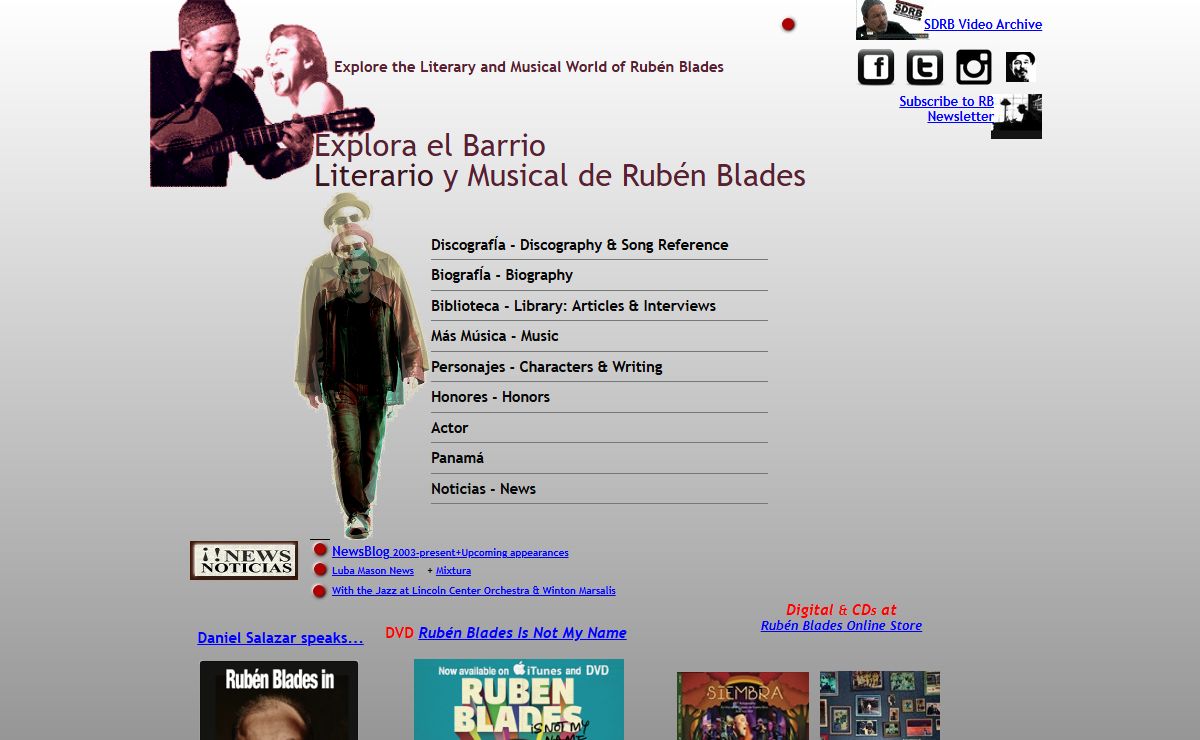 Explora el Barrio Literario y Musical de Rubén Blades