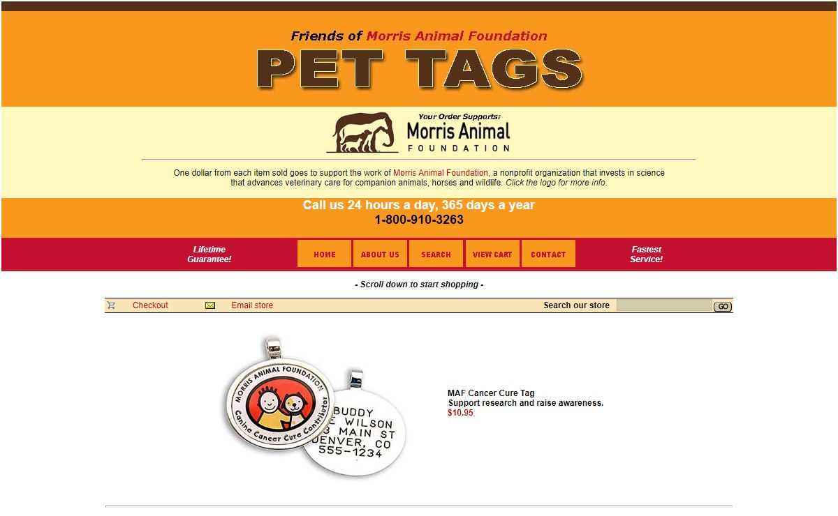 Friends of MAF Pet Tags