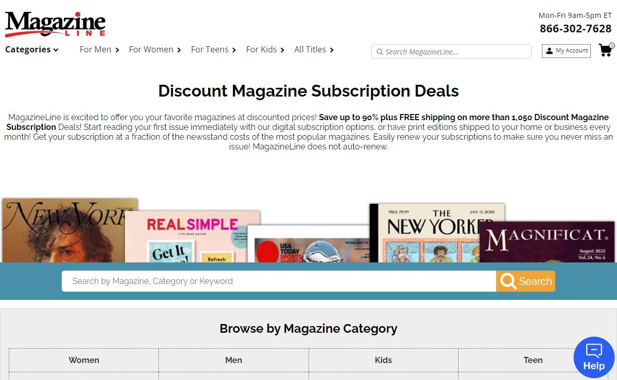 Discount Magazine Subscriptions & Best Offers | MagazineLine