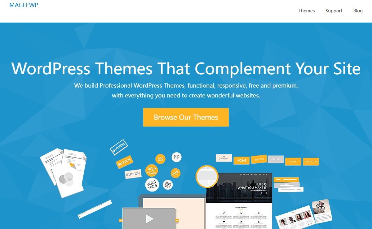 Premium WordPress Themes & Plugins | MageeWP