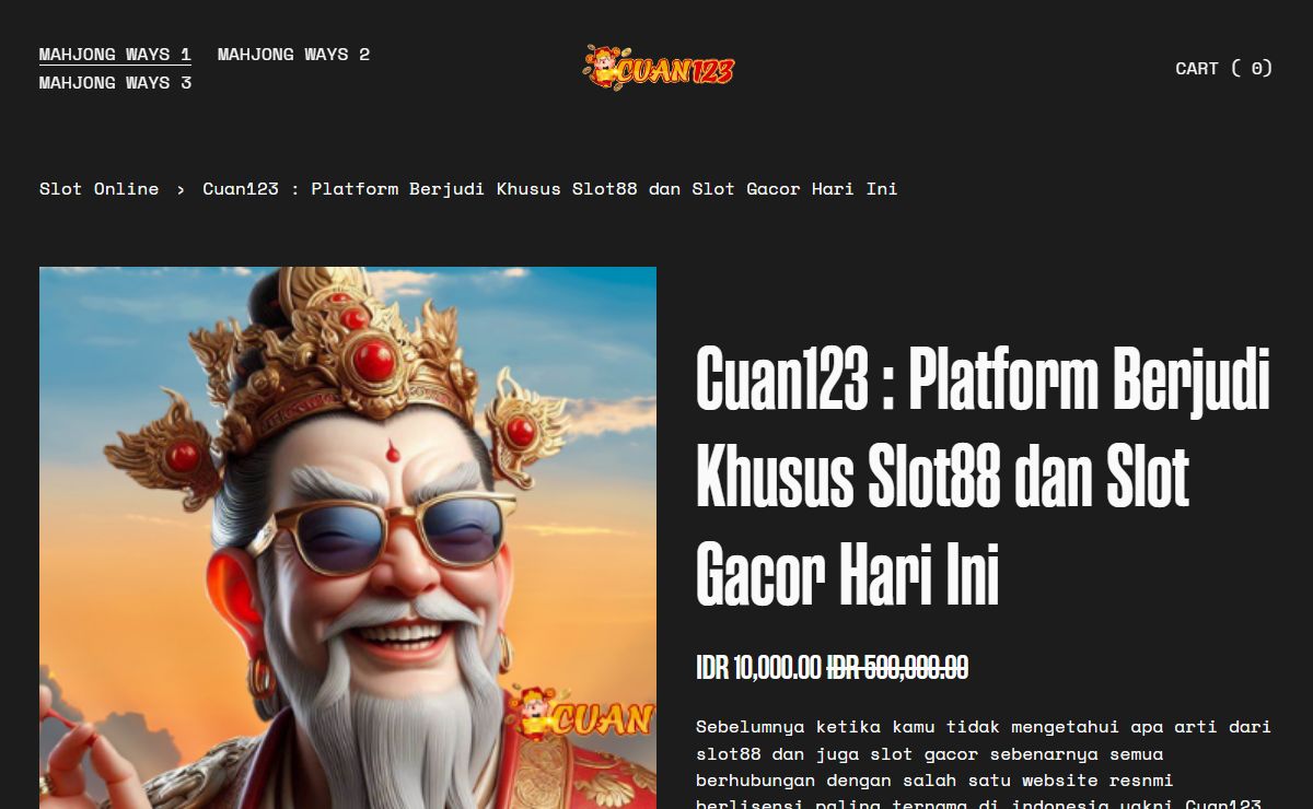Cuan123 : Platform Berjudi Khusus Slot88 dan Slot Gacor Hari Ini