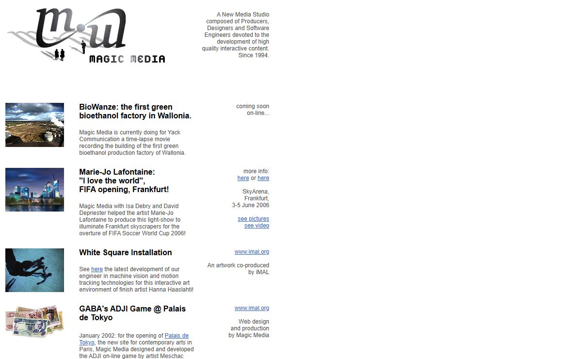 Magic Media Site
