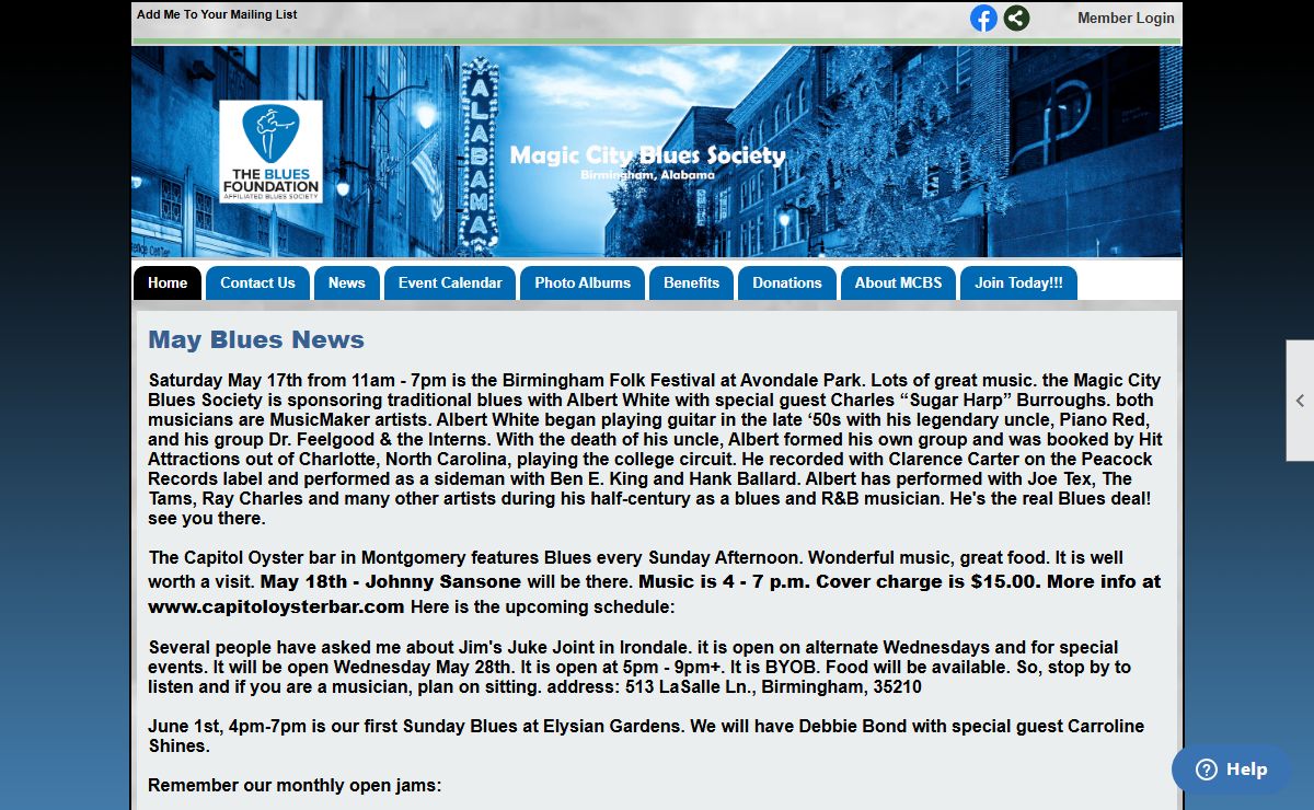 Home - Magic City Blues Society