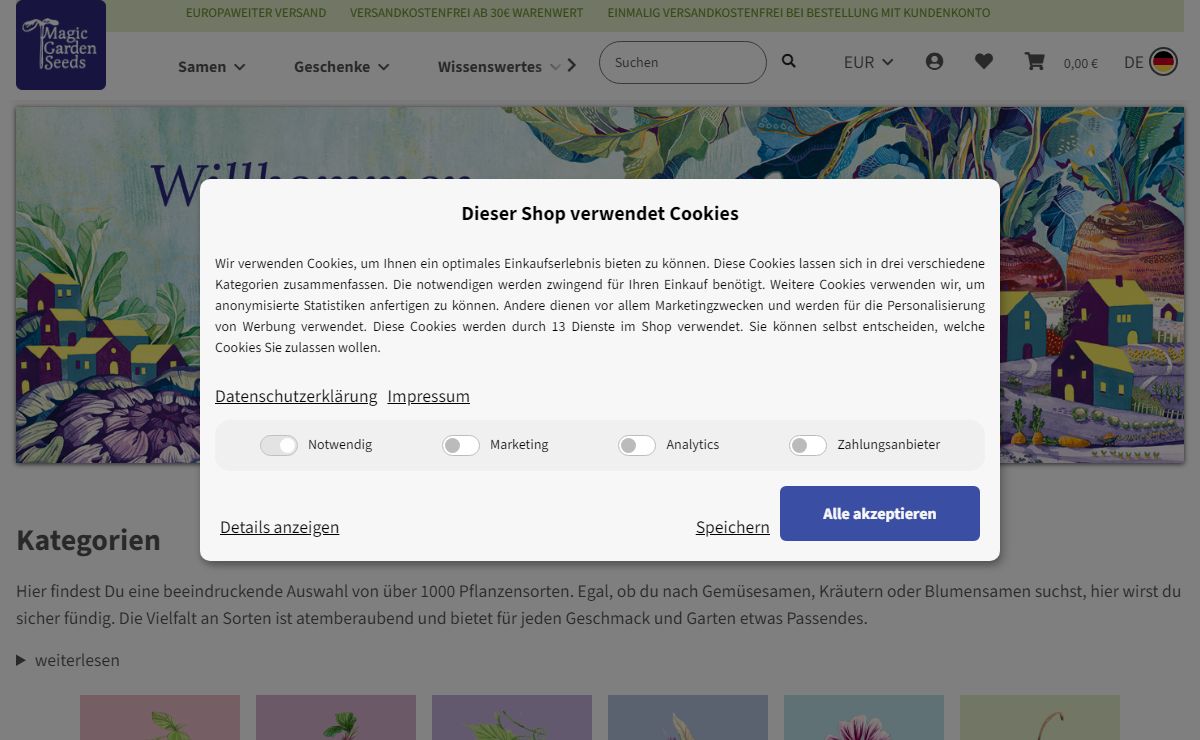 Magic Garden Seeds – Der Sämereien Versand für alte Sorten, Raritäten und seltene Pflanzen