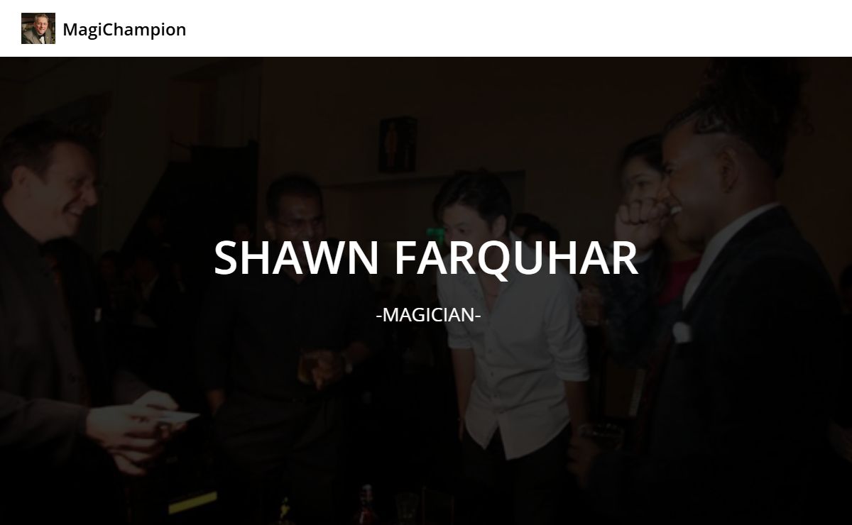 MagiChampion – Shawn Farquhar
