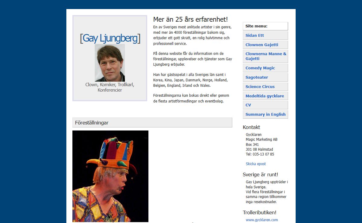 Gay Ljungberg - Comedy Magic Entertainment
