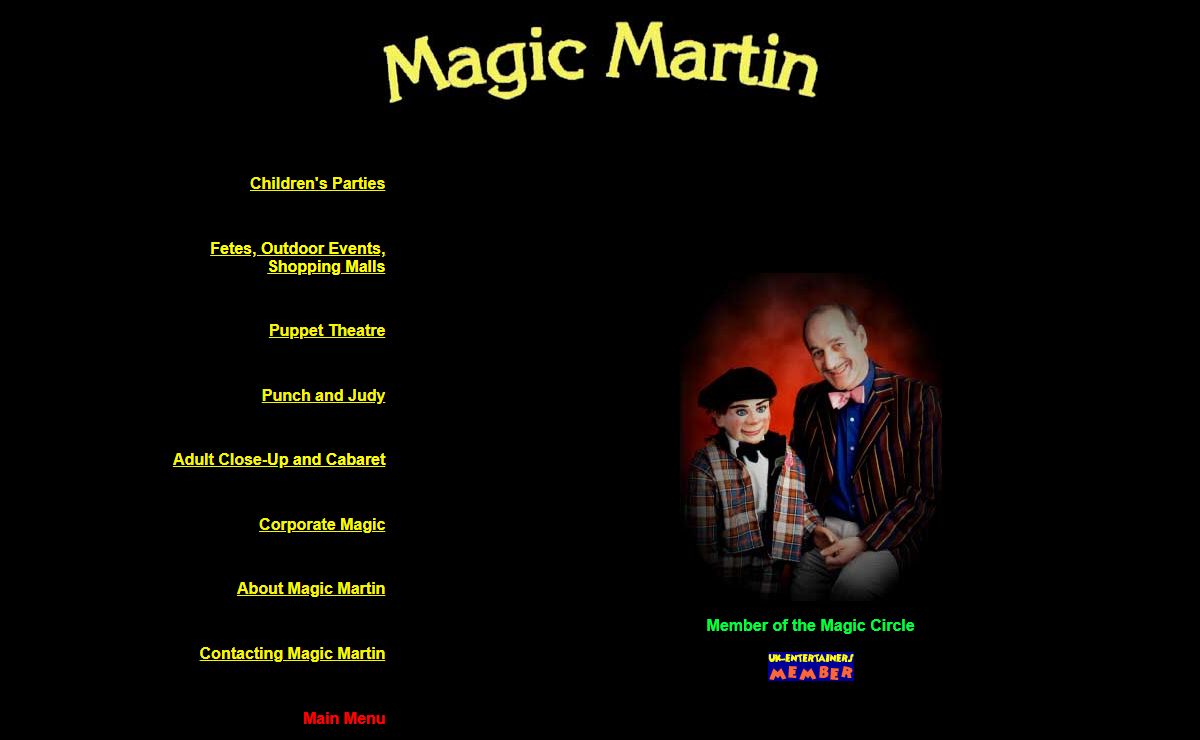 Magic Martin - Magician and children's entertainer for childrens and adult magic parties