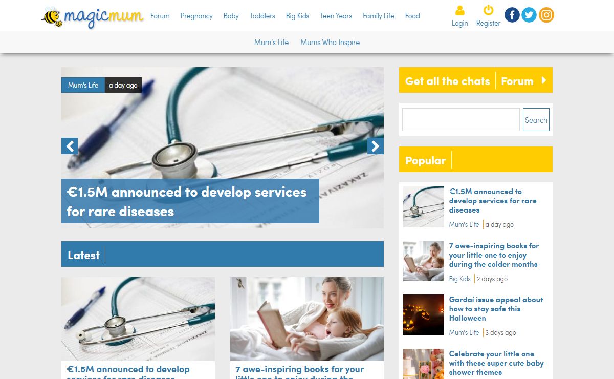 MagicMum.com | An Irish website for mums and mums-to-be