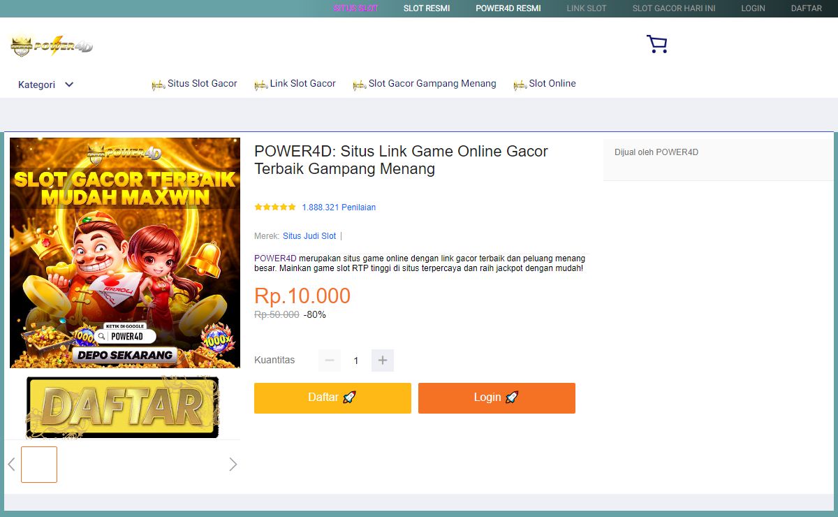 POWER4D: Situs Link Game Online Gacor Terbaik Gampang Menang