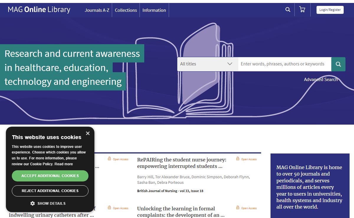 Welcome to MAG Online Library
