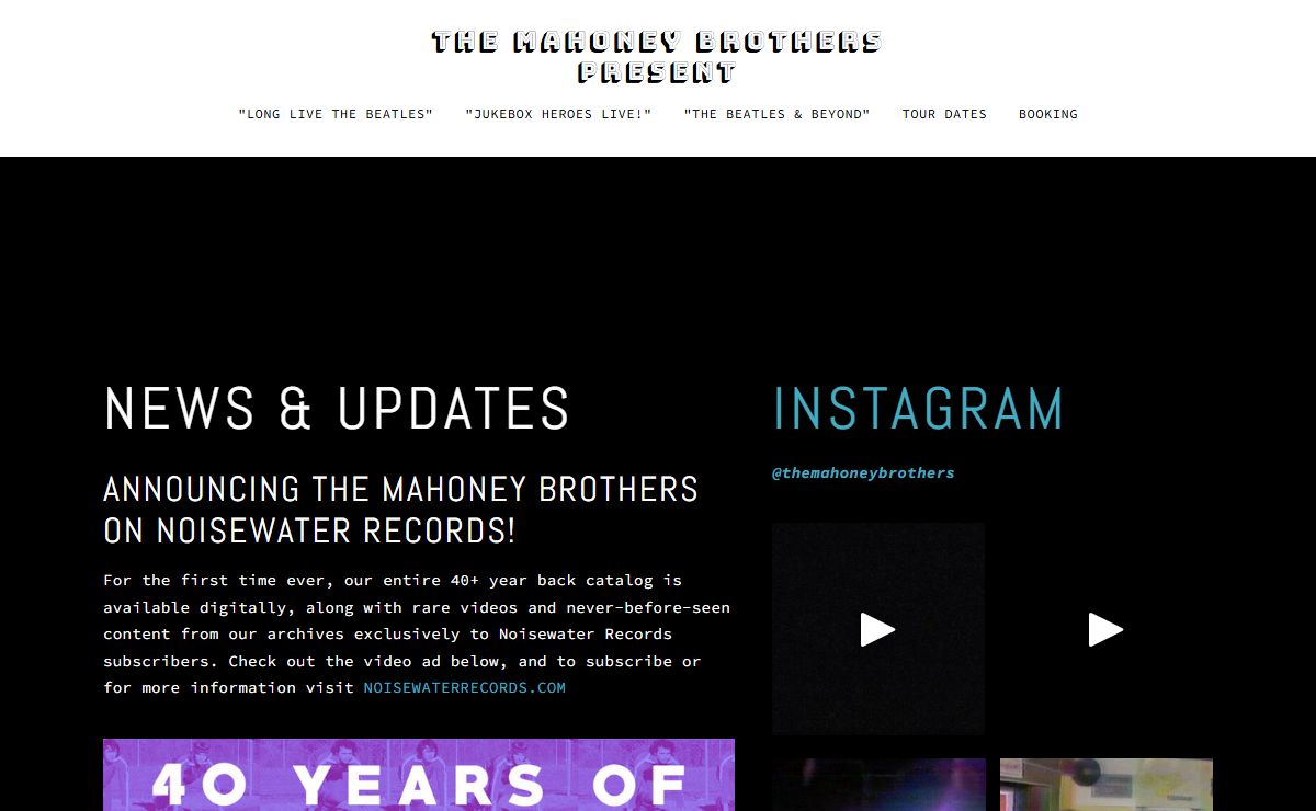 THE MAHONEY BROTHERS PRESENT