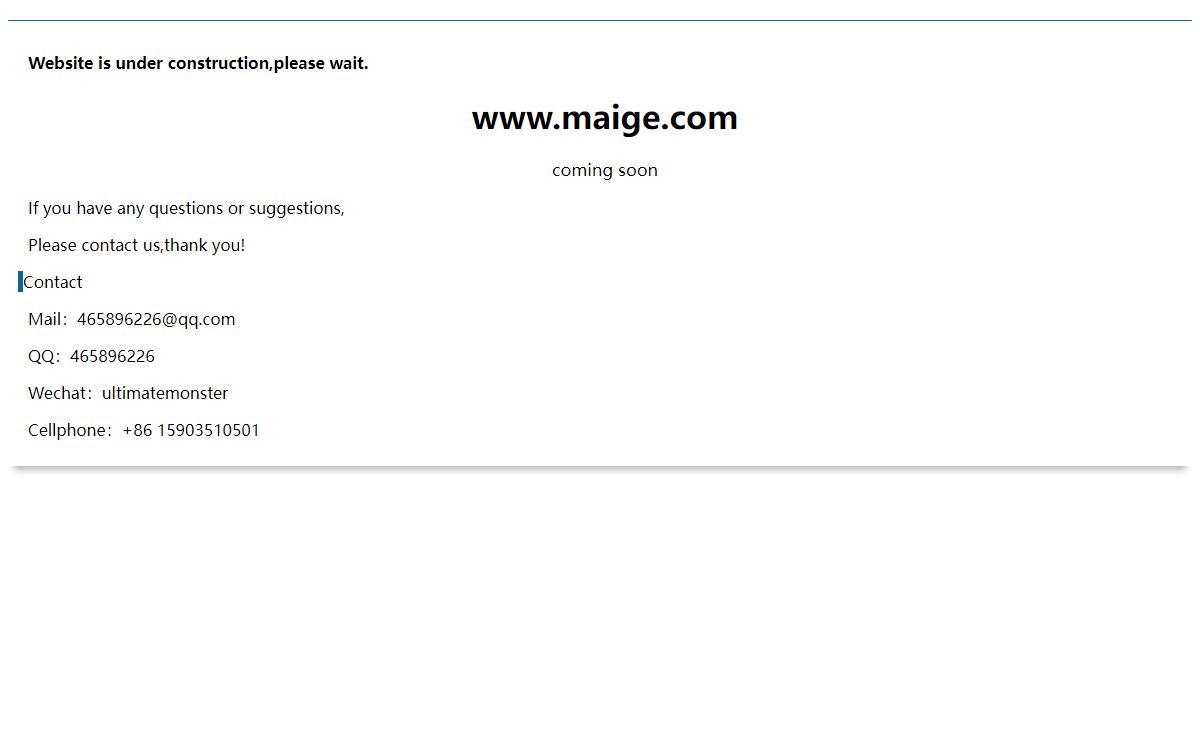 Website is under construction,please wait.