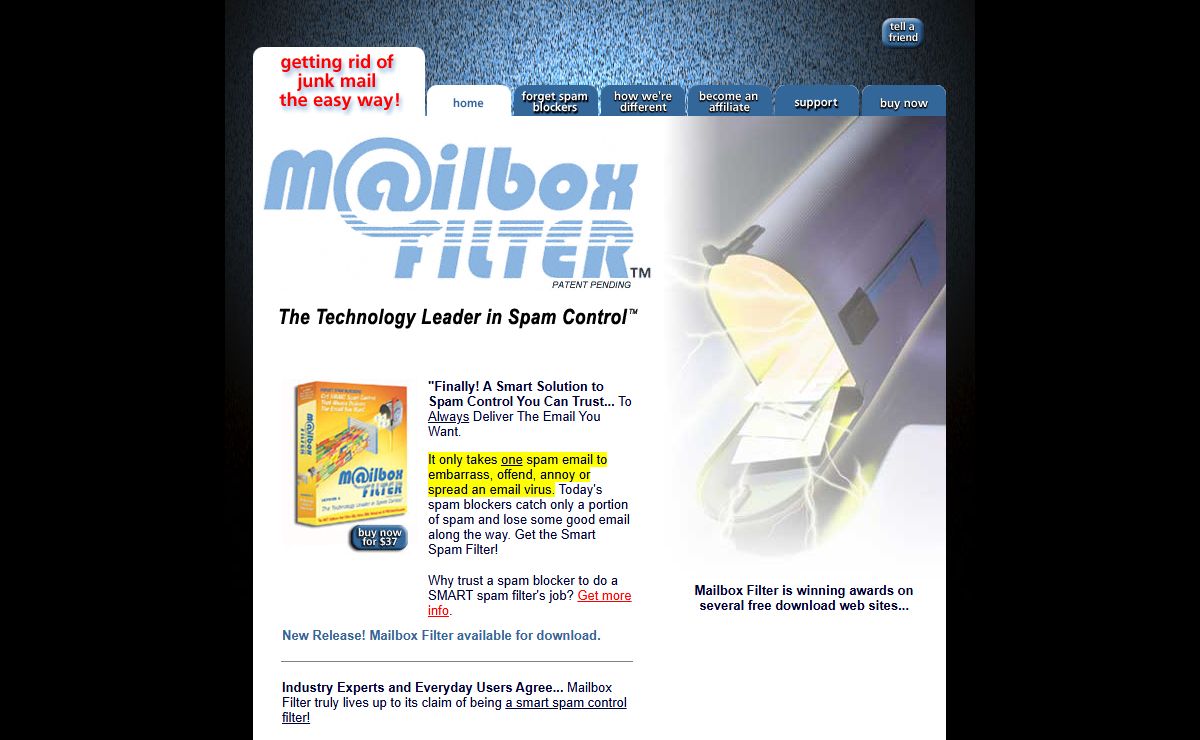 MailboxFilter.com Anti Spam Blocker - Spam Filter for Email and Webmail