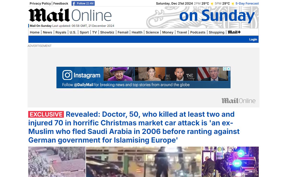 Mail On Sunday | Daily Mail Online