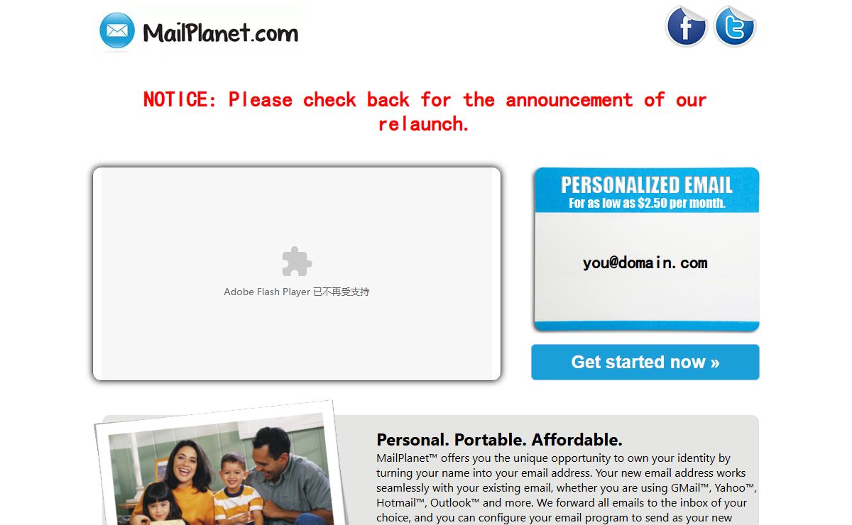 MailPlanet.com - Own Your Identity!