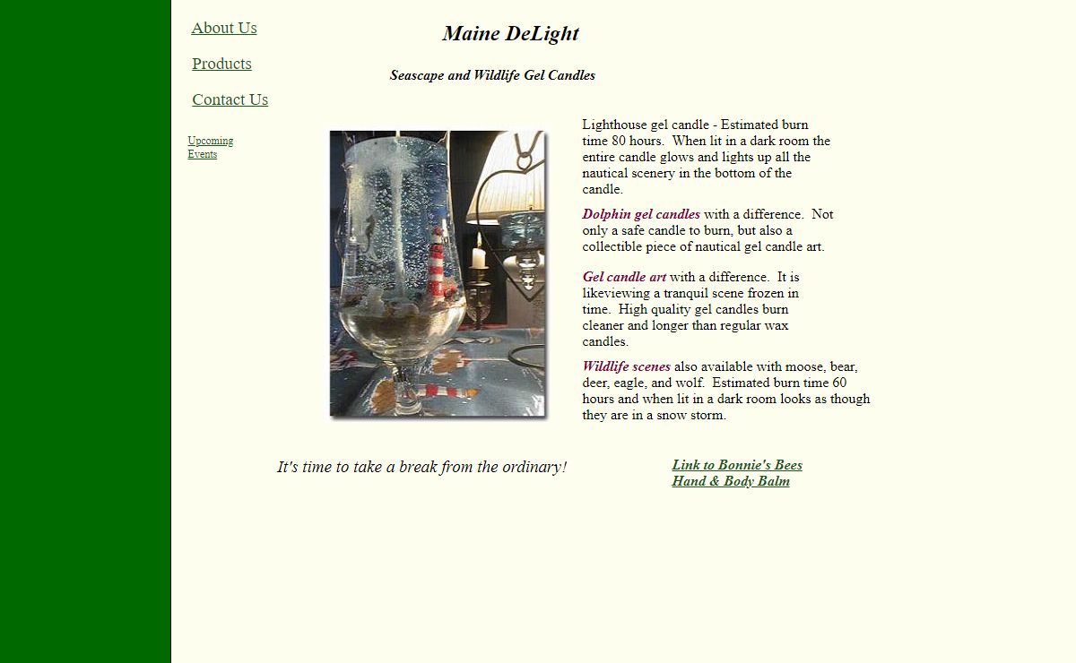 Maine DeLight Seascape & Wildlife Gel Candles