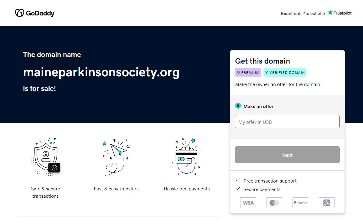 maineparkinsonsociety.org