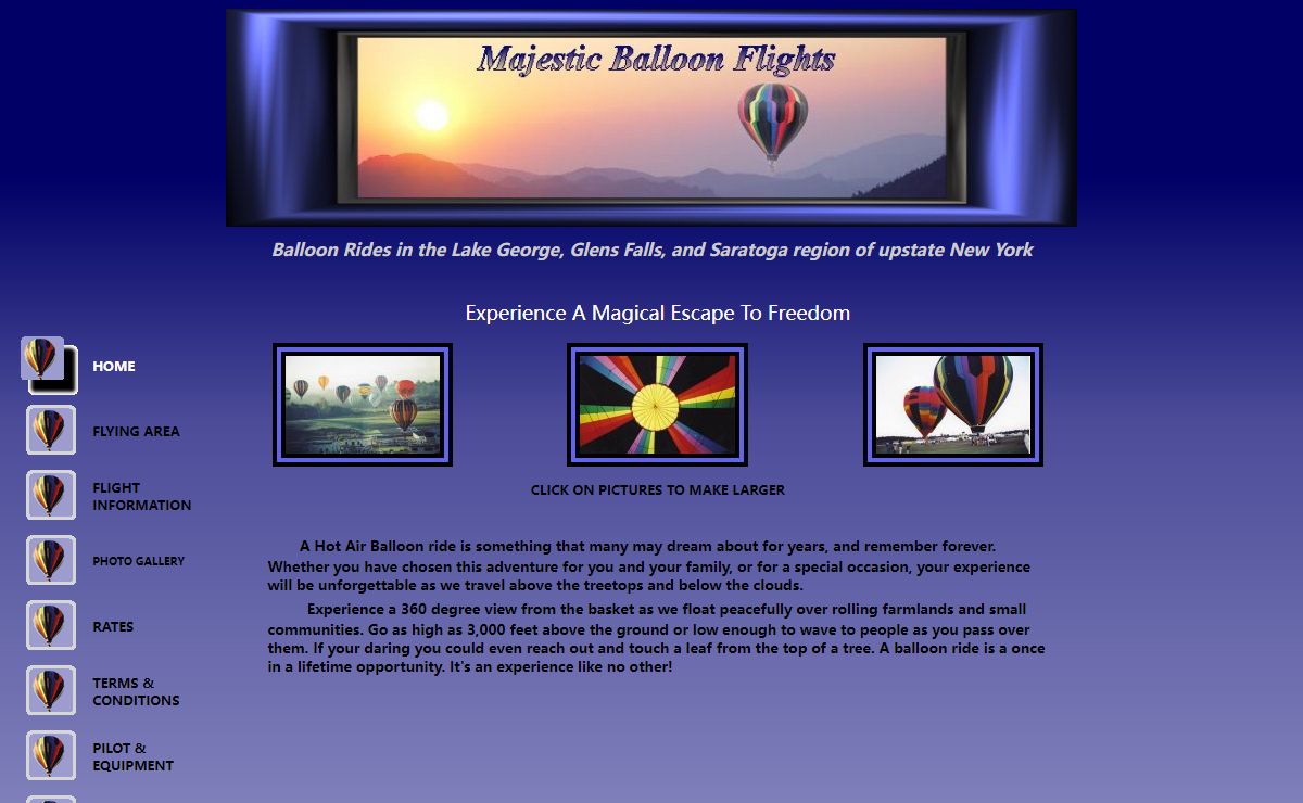 Majestic Hot Air Balloon Flights
