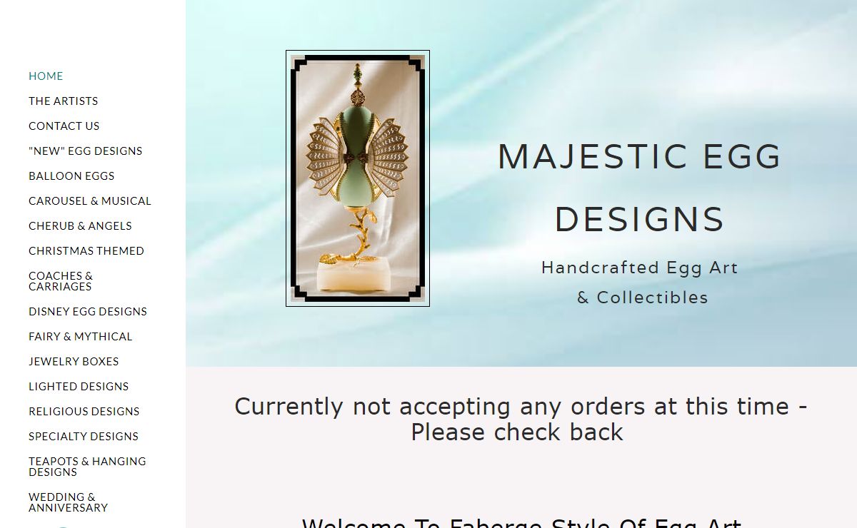Majestic Egg Designs -Handcrafted Egg Art