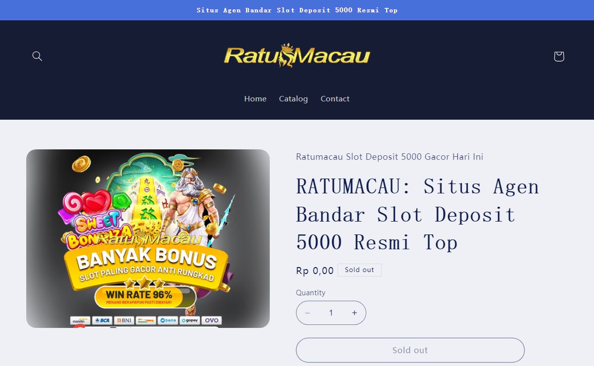 RATUMACAU: Situs Agen Bandar Slot Deposit 5000 Resmi Top