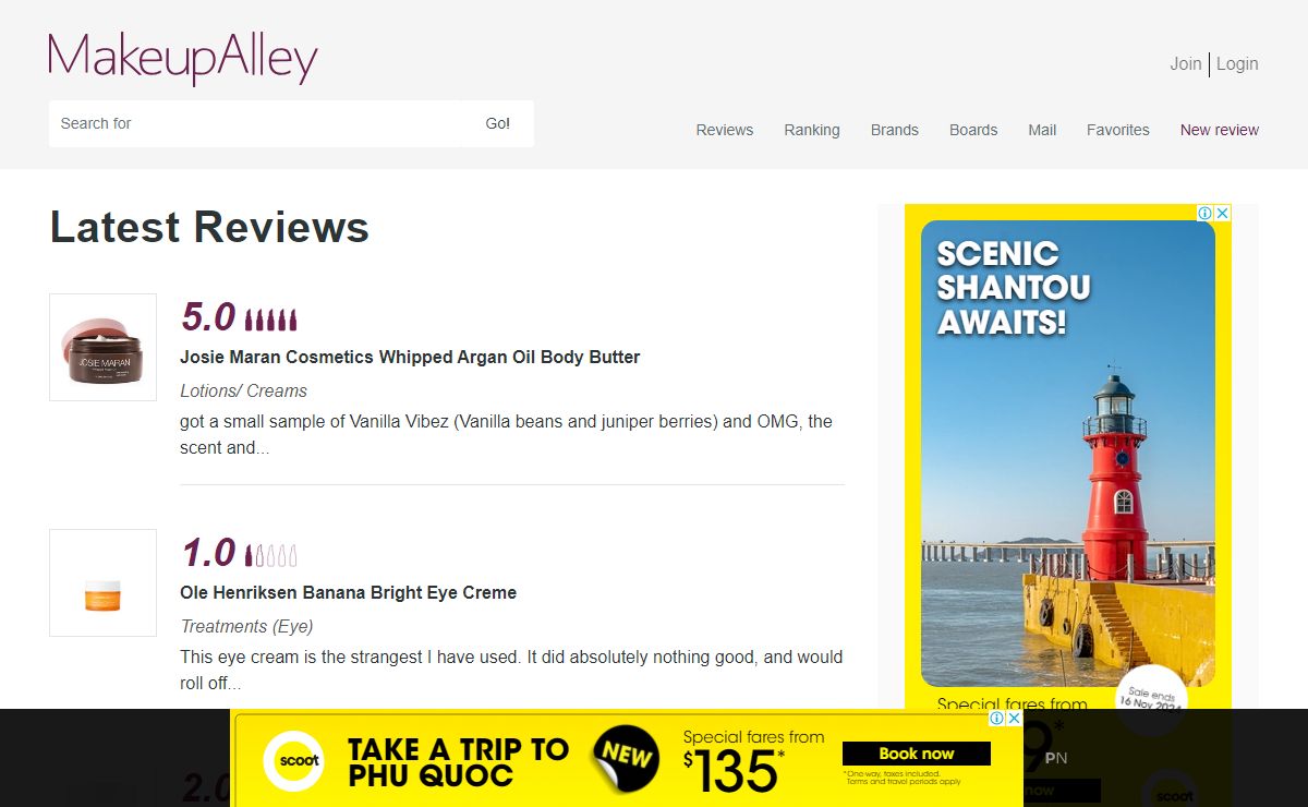 MakeupAlley - Beauty Product Reviews, Forums & Peer Advice